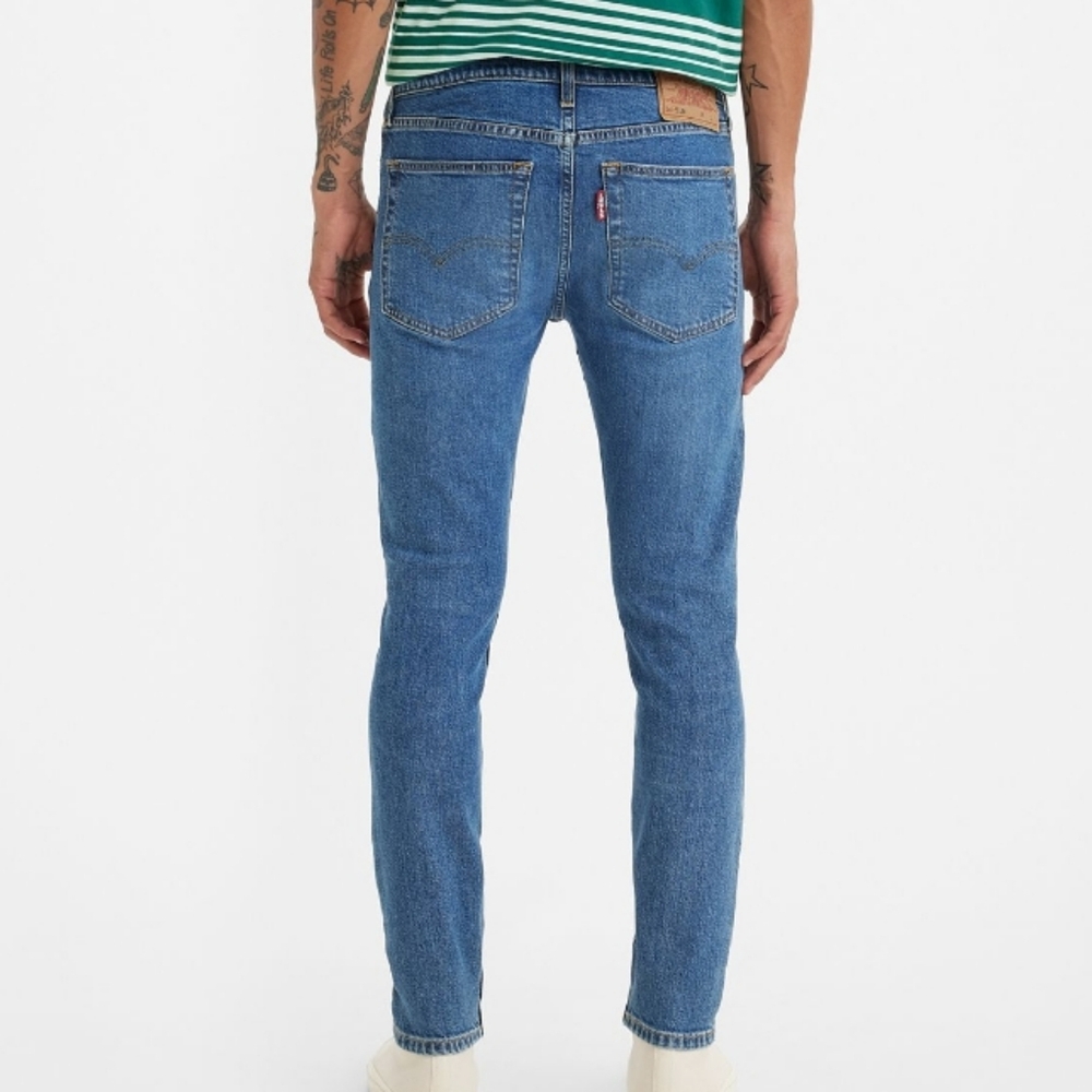 Levi's boys regular extreme blue skinny jeans distressed